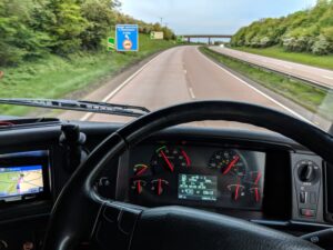 Truck / lorry driver dashboard