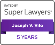 Rated By Super Lawyers Joseph V. Vito - 5 Years